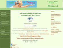 Tablet Screenshot of bodymindandpassion.com